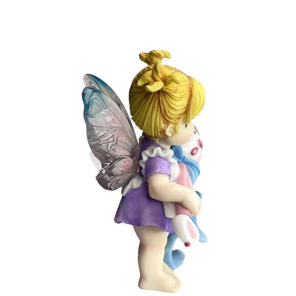 My Little Kitchen Fairies Baby RATTLE FAIRIE Nursery Figure Acrylic Fairy Wings - Picture 3 of 9